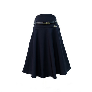 Custom high-quality primary school  junior high school students school uniform fabric skirt