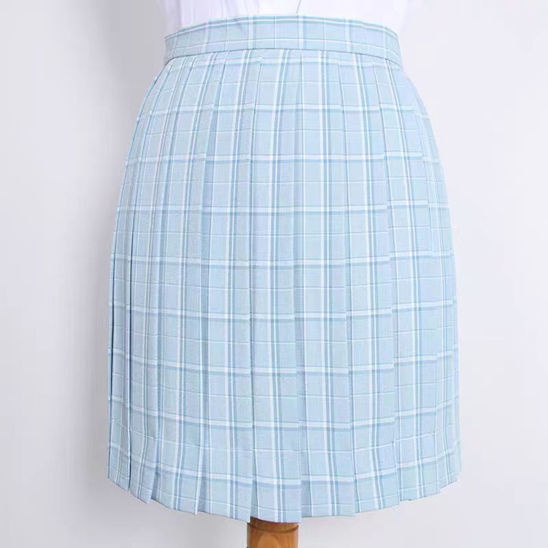 Girls Japanese Pleated Tennis High Waisted A-line School Uniform Athletic Golf plaid short Skirt