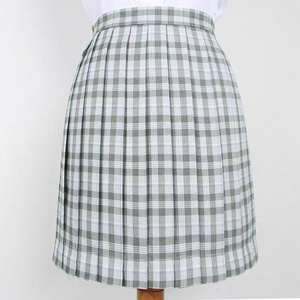 Girls Japanese Pleated Tennis High Waisted A-line School Uniform Athletic Golf plaid short Skirt