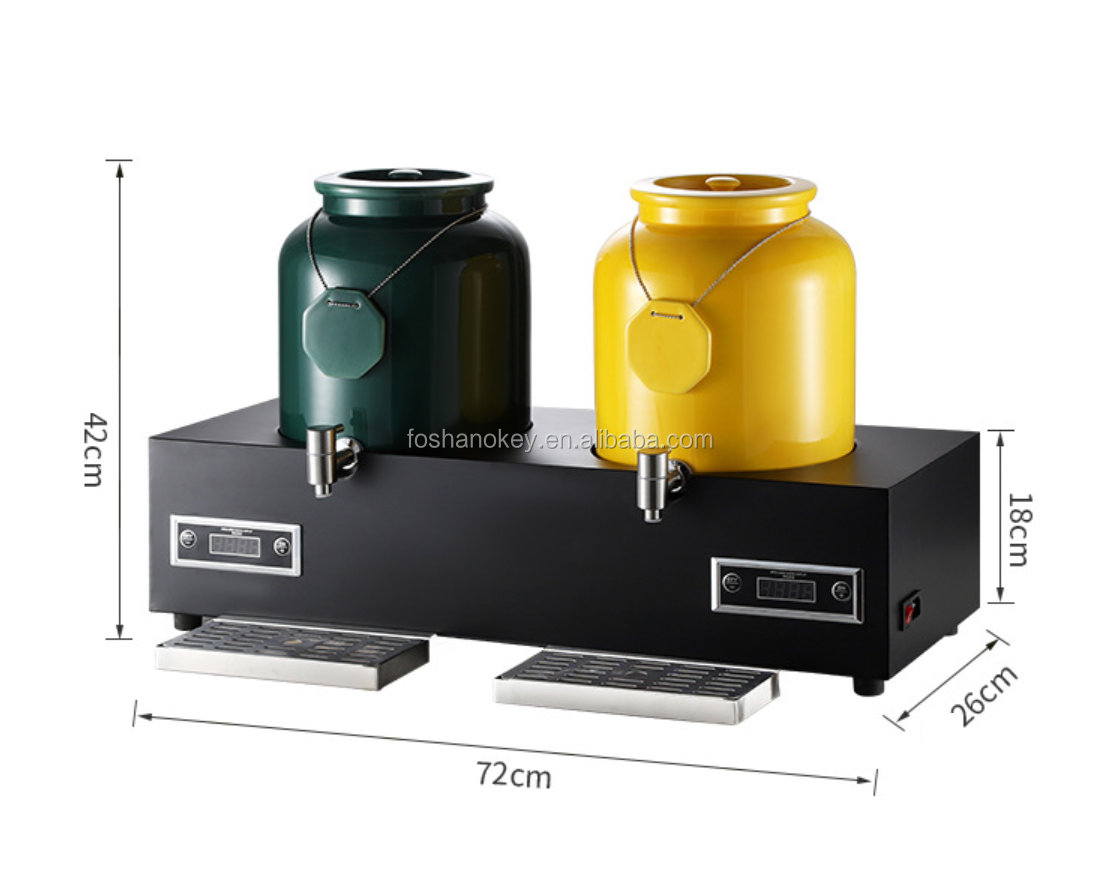 OKEY Royal catering equipment pots coffee tea urn dispenser machine  ceramic body  water beverage dispenser