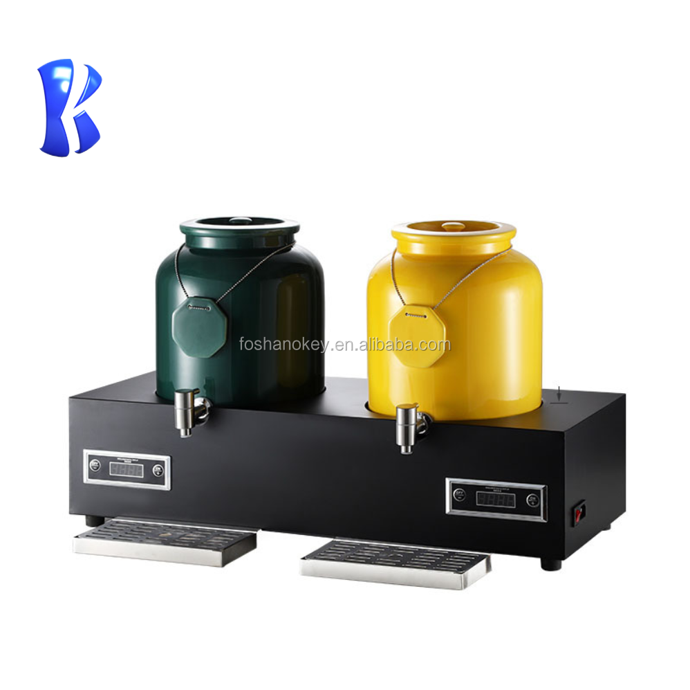 OKEY Royal catering equipment pots coffee tea urn dispenser machine  ceramic body  water beverage dispenser