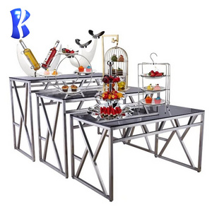 Okey Hotel equipments Rectangle Buffet Table for restaurant/banquet/hotel or family