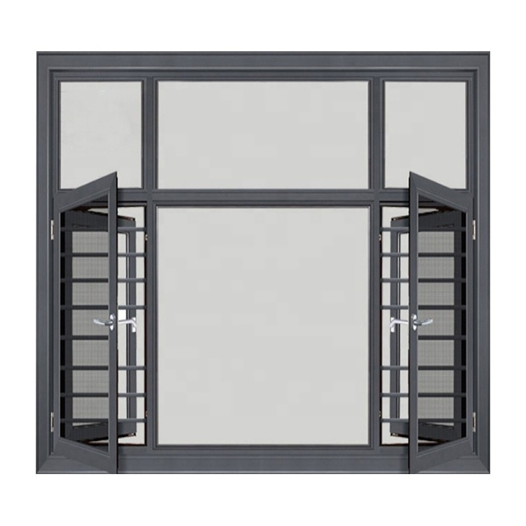 Veilon Foshan aluminum window swing glass windows