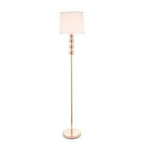 Modern standing lamp corner lighting for home dual metal ball can be customized into double crystal ball luxury tall floor lamp