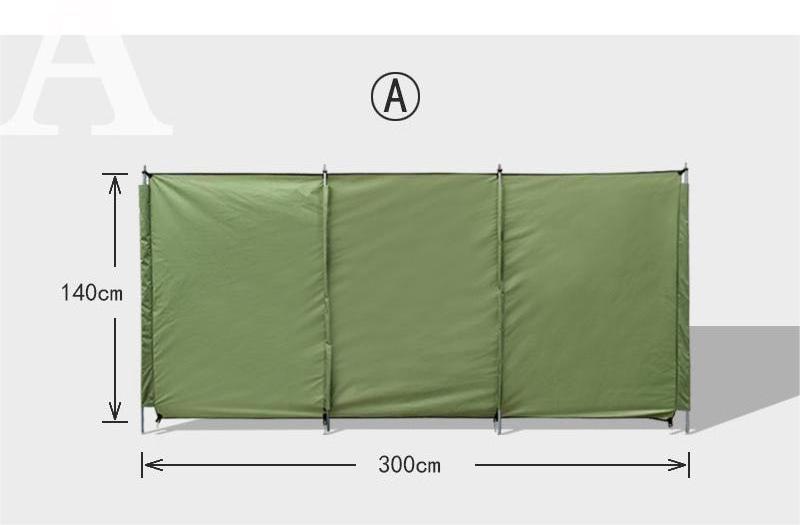 Simple Windscreen Shelter Outdoor Raised And Widened Windwall Array Tent Beach Privacy Screen Windscreen