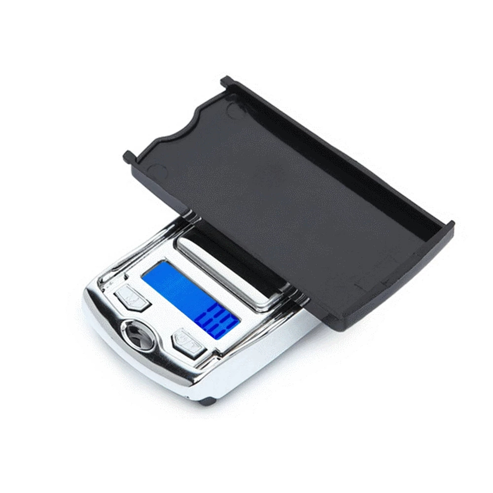 100g/200g Mini Digital 0.01 Gram Scale Pocket-size Portable Car Key Style Jewelry Scale With Slide Protective Lid