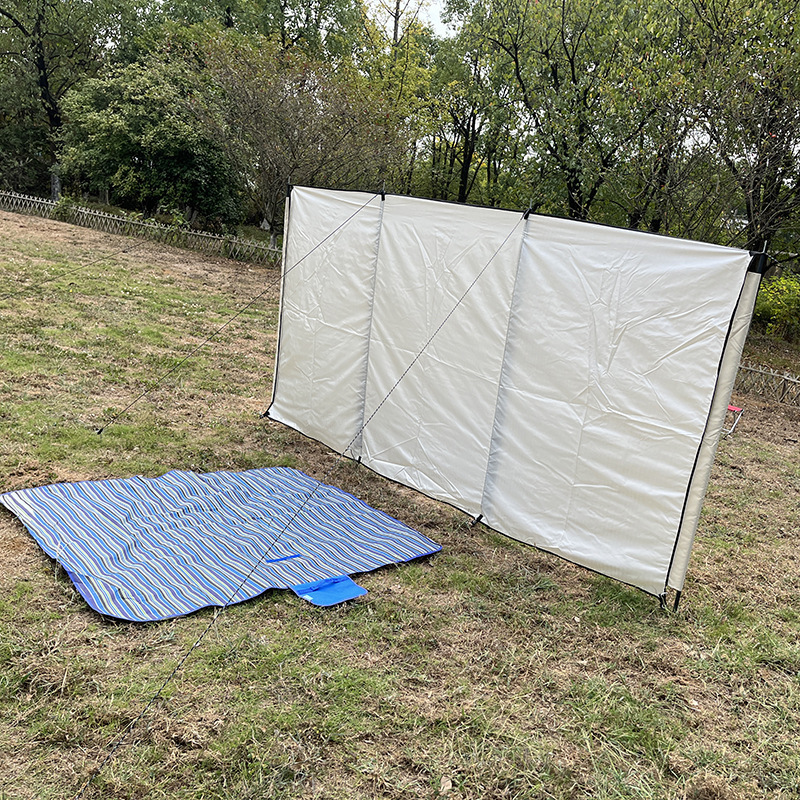 Simple Windscreen Shelter Outdoor Raised And Widened Windwall Array Tent Beach Privacy Screen Windscreen