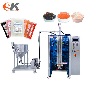 Vertical Packing Machine Tomato Paste Filling Machine Pneumatic Beverage Chili Oil Salad Dressing Filling And Packaging Machine