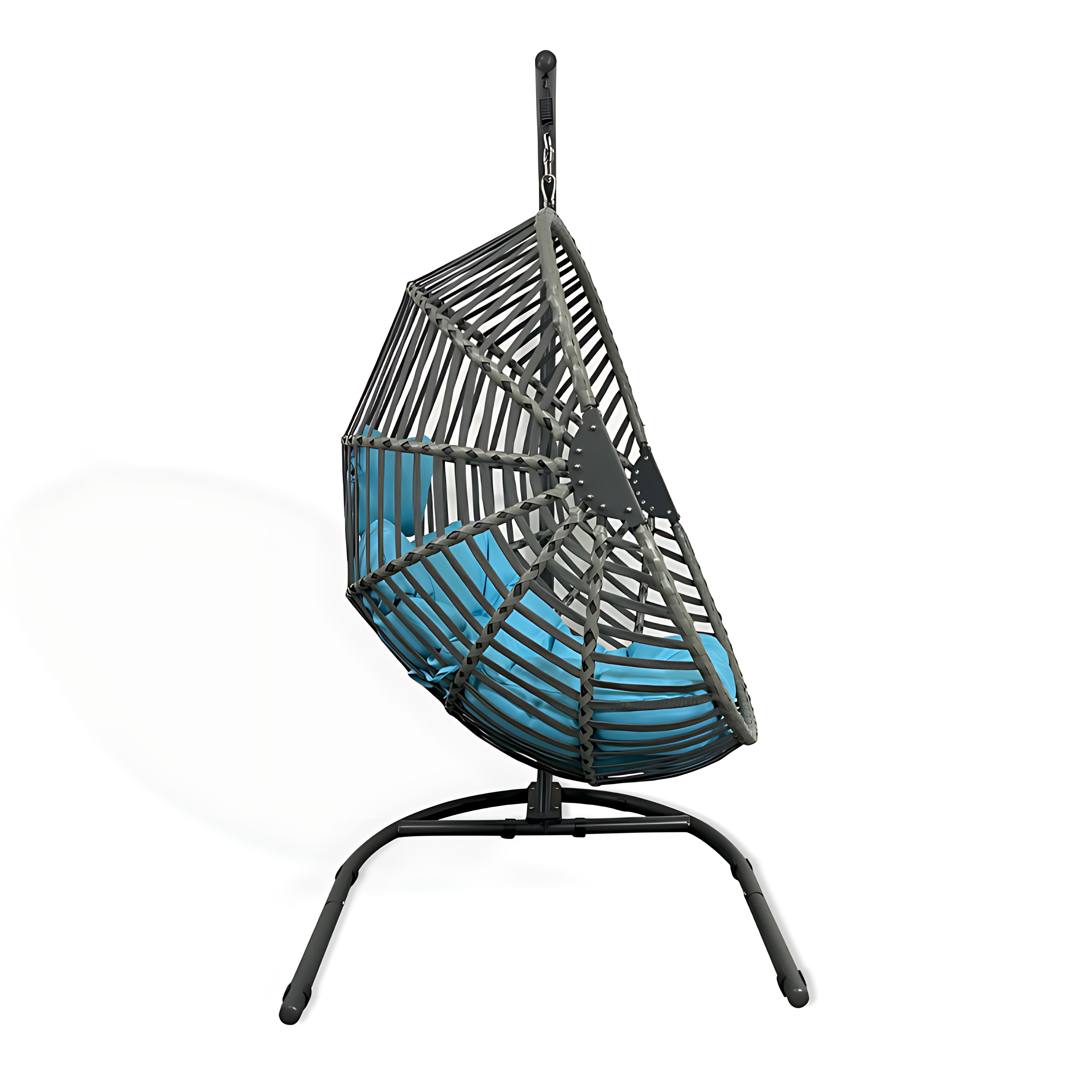 Fulin Best Selling Hammock Grey Marrakech 2-seater Leather Hanging Egg Swings And Birdcage Chair With Stand Foldable Canada