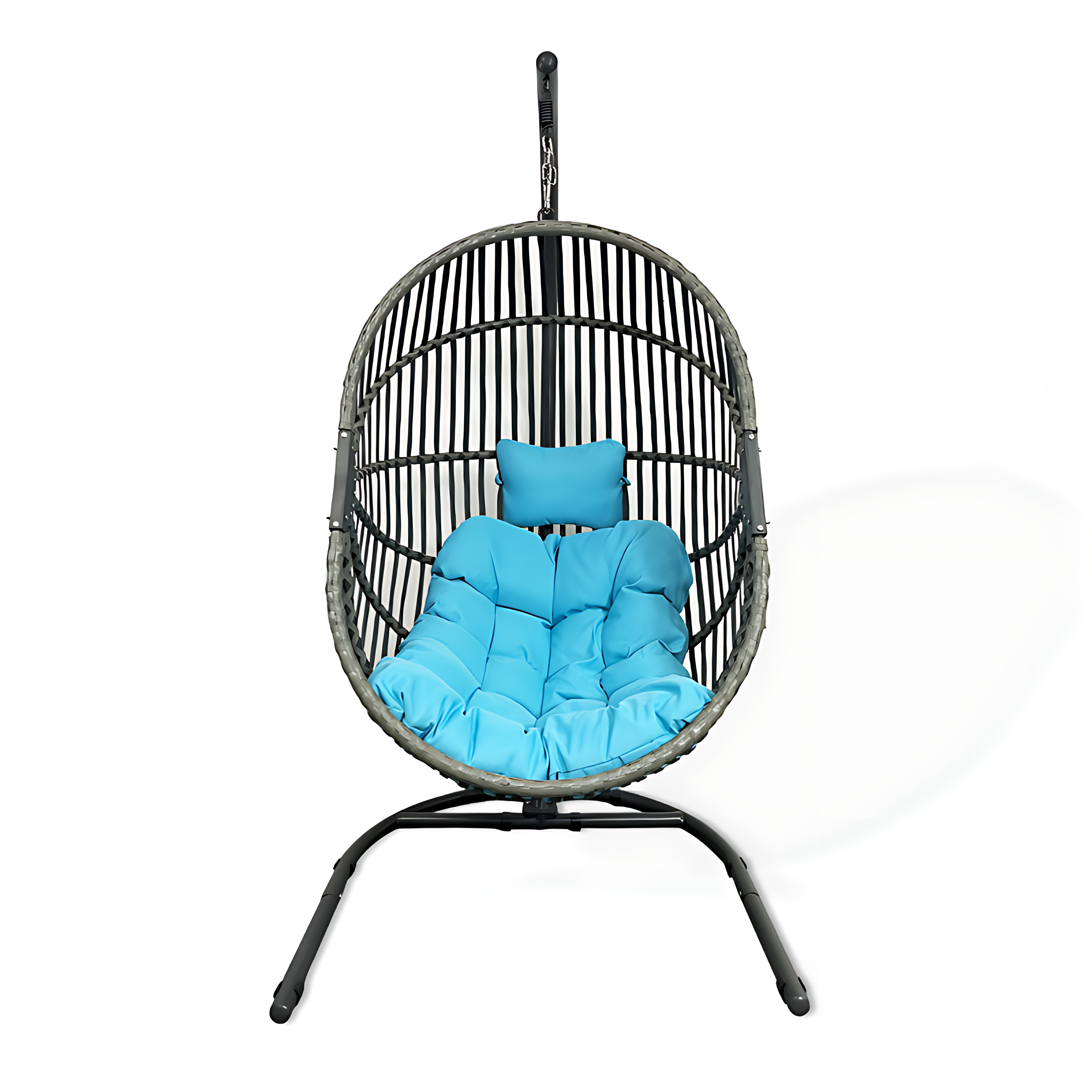 Fulin Best Selling Hammock Grey Marrakech 2-seater Leather Hanging Egg Swings And Birdcage Chair With Stand Foldable Canada