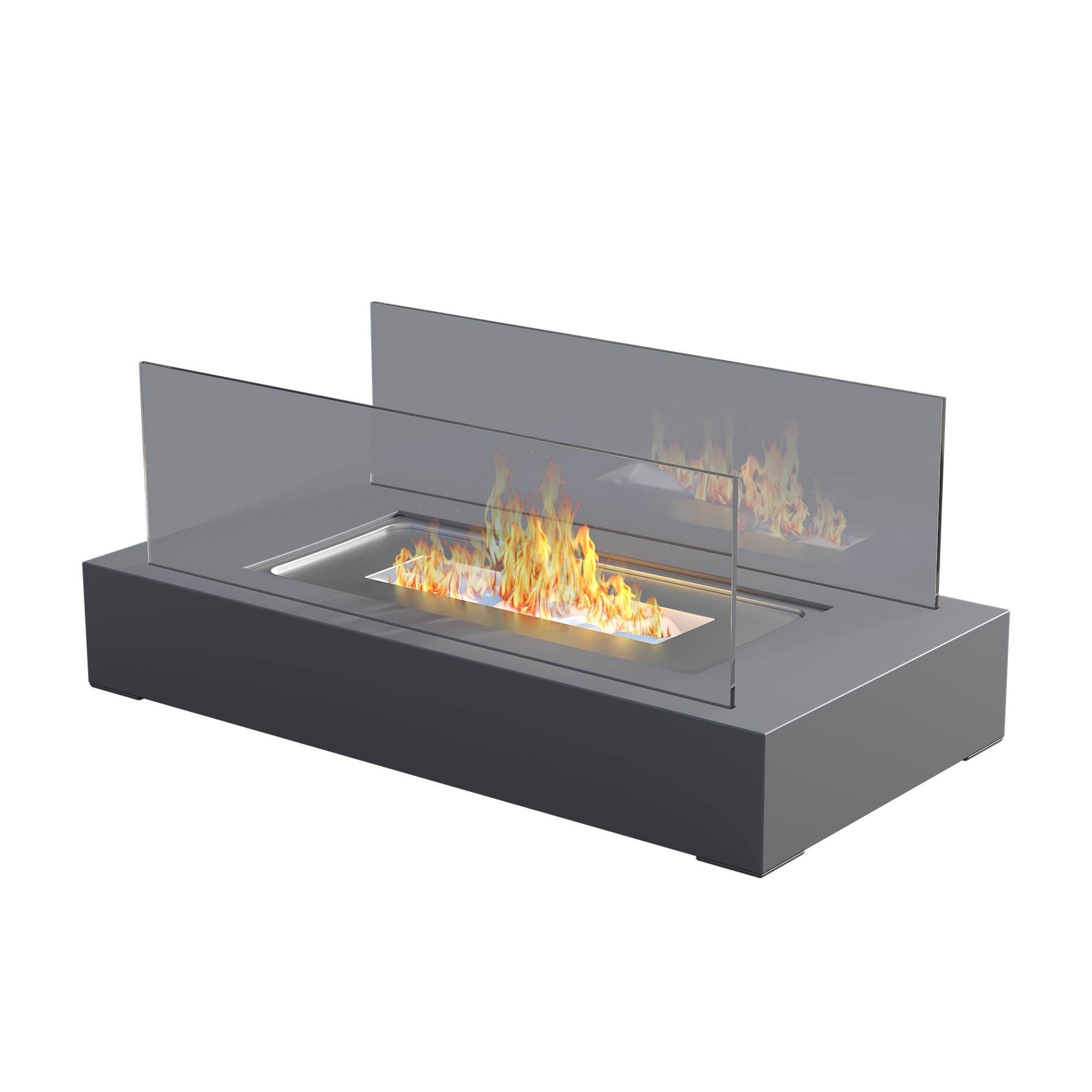 fulin Hot Tabletop Ethanol Fireplace Premium Quality Outdoor Fireplace Table Top Fire Pit Portable Fireplace For Patio