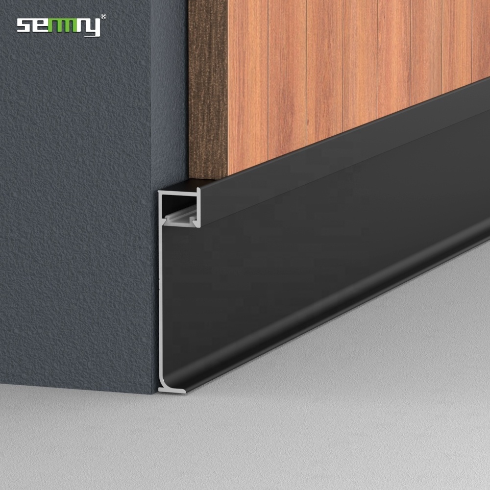 Easy Install Customized Aluminum Alloy LED Skirting Board