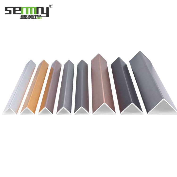 Aluminum decoration Modern Aluminum Price Tile Trim Flooring Wall Accessories Customized L shape Aluminum Alloy