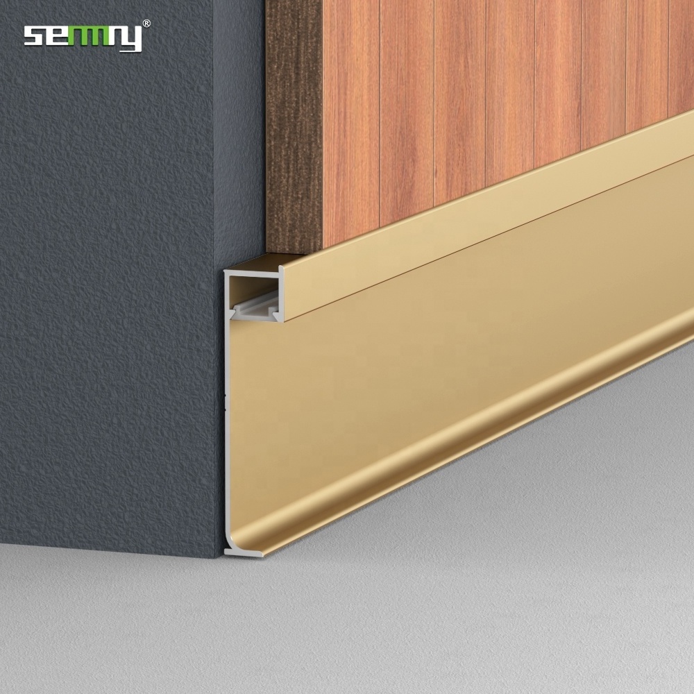 Easy Install Customized Aluminum Alloy LED Skirting Board