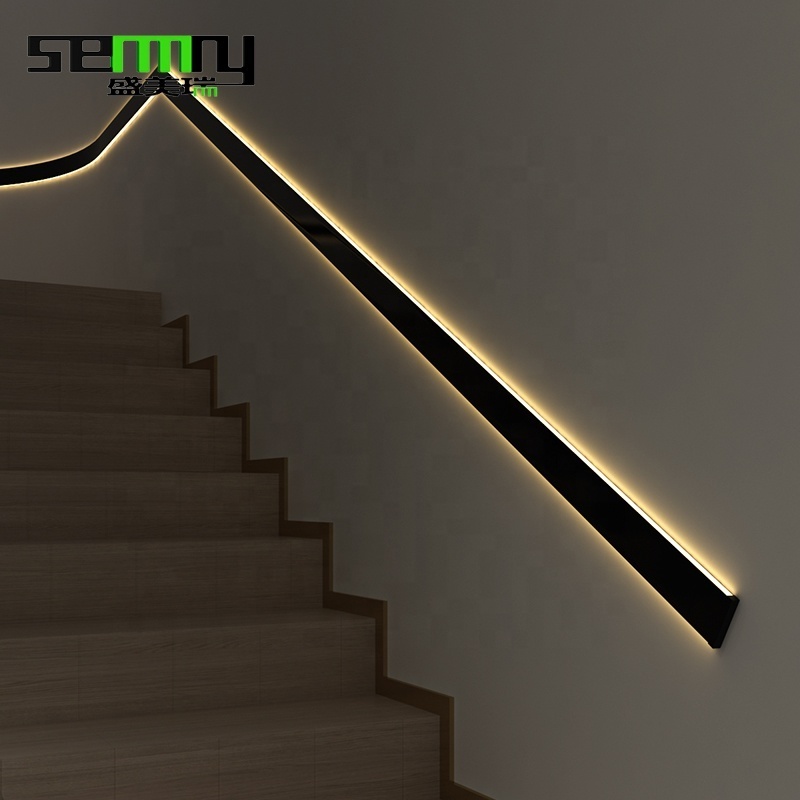 Aluminum wall panel Wall Flooring LED Skirting Board aluminum led baseboard lighting skirting led floor lights