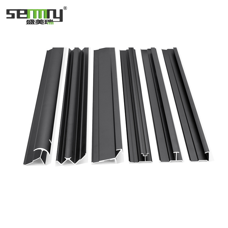 Modern style multiple shape wall panel metal external angle corner edge aluminum tile trim