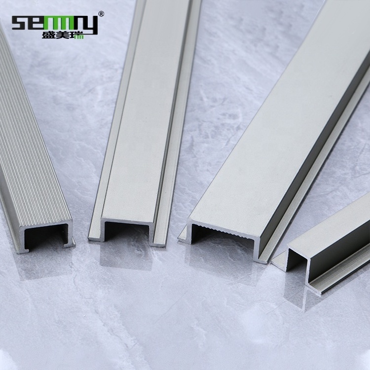 U Edge Ceramic Tile Trim waterproof aluminum profile tiles and accessories aluminum decorative strips aluminum drywall trim