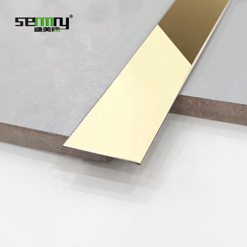 Customized Stainless Steel Tile Trim Metal Edge Trim for Plywood decorative Stainless Steel strips