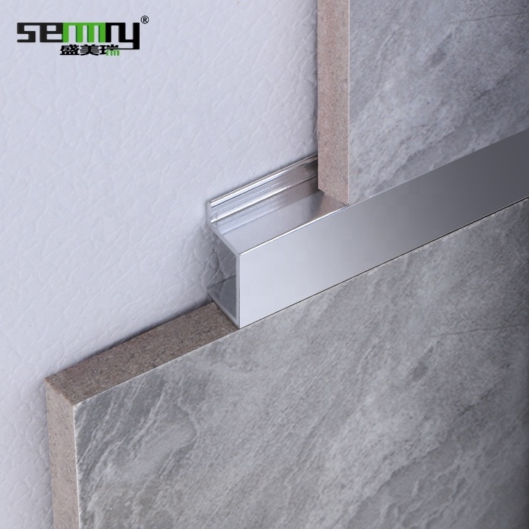 U Edge Ceramic Tile Trim waterproof aluminum profile tiles and accessories aluminum decorative strips aluminum drywall trim