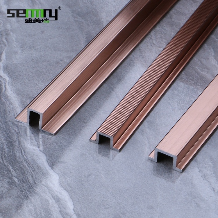 U Edge Ceramic Tile Trim waterproof aluminum profile tiles and accessories aluminum decorative strips aluminum drywall trim