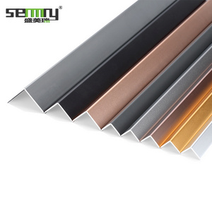 Aluminum decoration Modern Aluminum Price Tile Trim Flooring Wall Accessories Customized L shape Aluminum Alloy