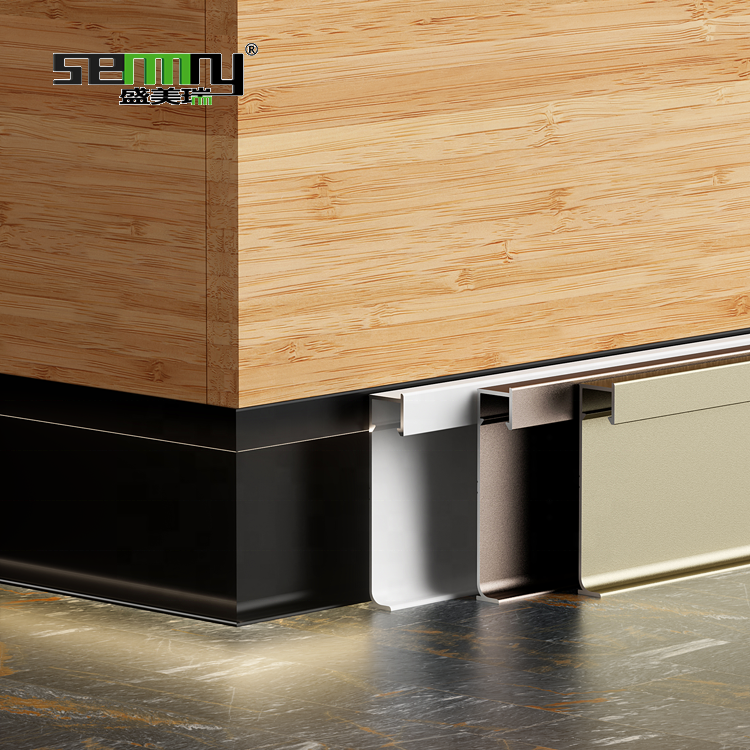 Hidden lighting concealed led bar aluminum profile led light wall skirting baseboard