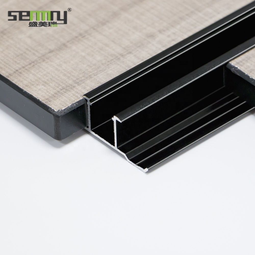 Hot Sale 8mm 9mm Aluminum 6063 T5 Material Ceramic Decorative Corner Shape aluminum wall Tile Trim decorative metal wall trim