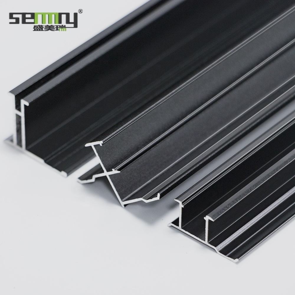 Hot Sale 8mm 9mm Aluminum 6063 T5 Material Ceramic Decorative Corner Shape aluminum wall Tile Trim decorative metal wall trim