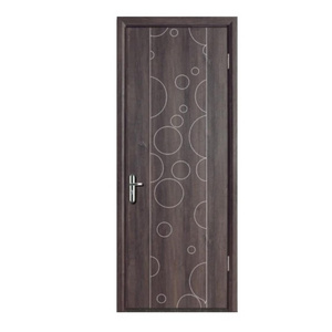 Cheap Price Interior Waterproof Bathroom Doors Skin Frame WPC Door Sets