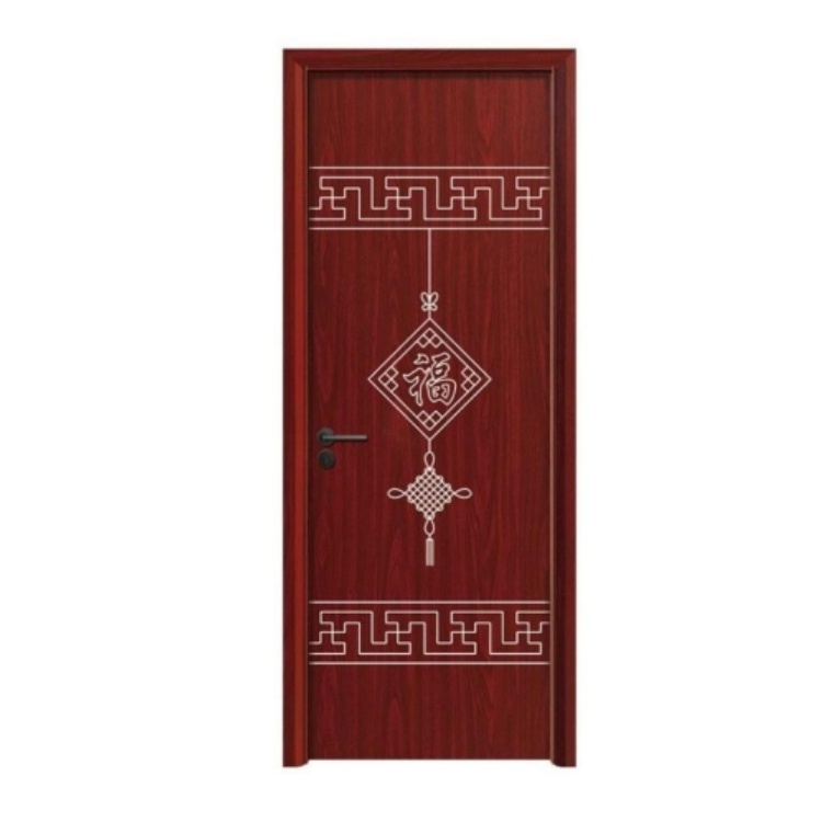 Waterproof Modern Design Interior Bathroom Fancy Wooden WPC/ABS Material Door for Houses