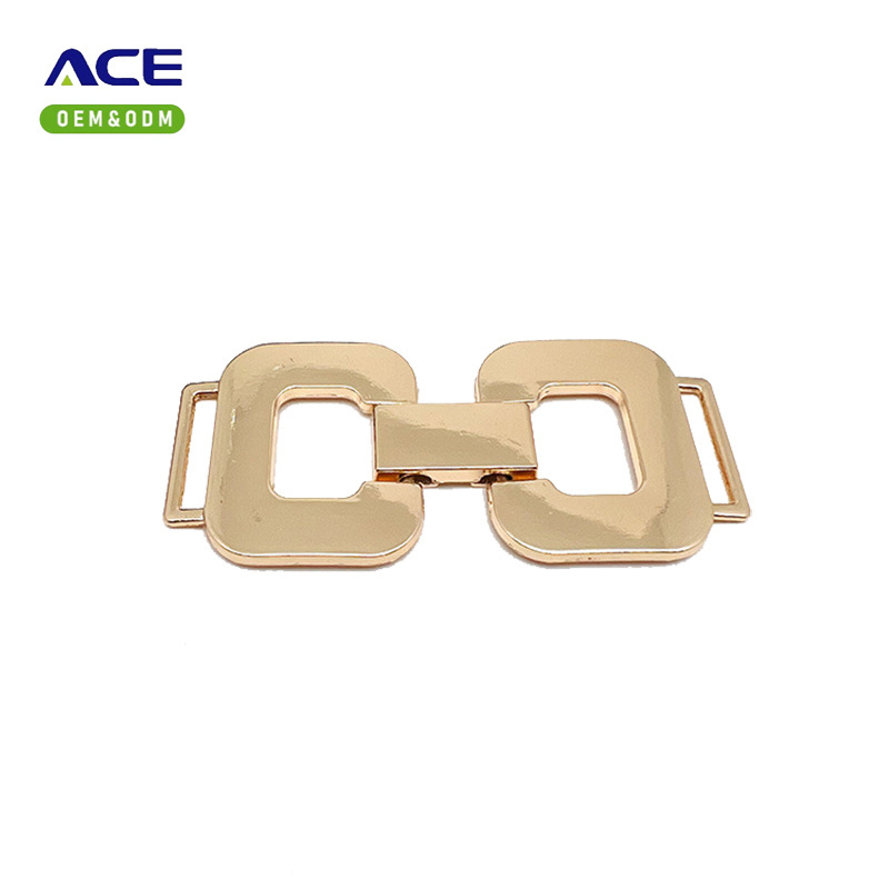 2023 Popular garment parts decoration for  man's women cloth bag shoes belt buckle gold silver metal buckle