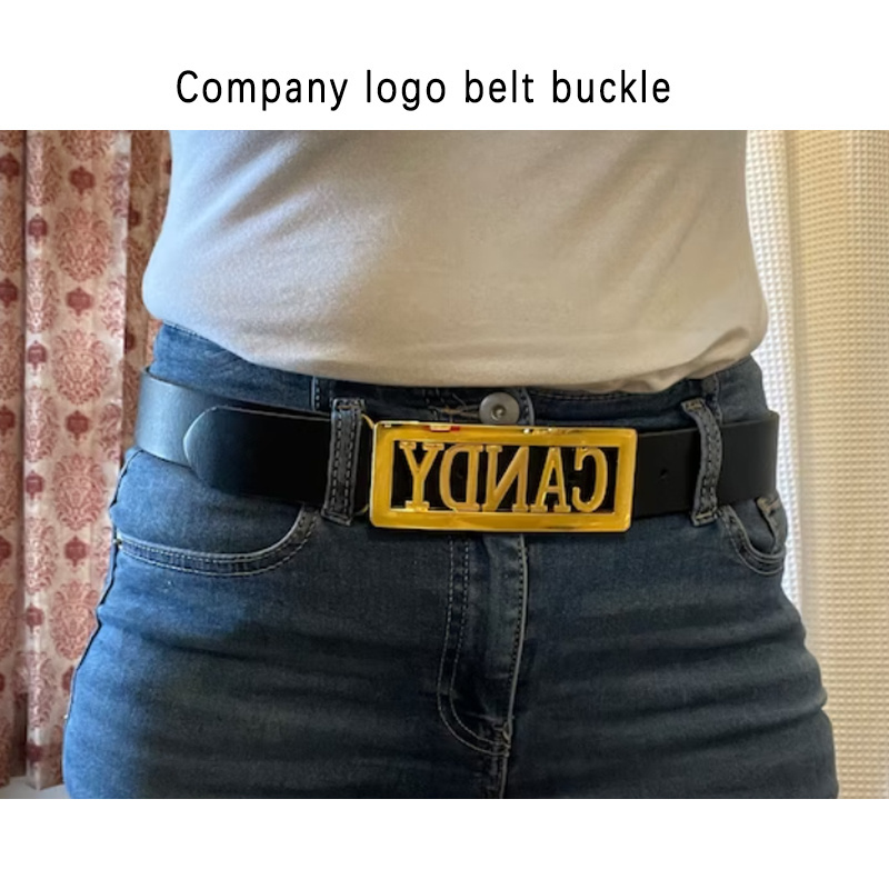 Custom name belt Buckle Personalized Monogram script cursive Polished Brass, Rose Gold, or Chrome belt buckle