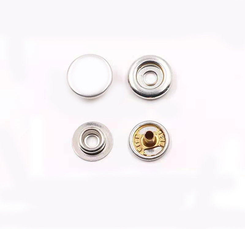 Wholesale good quality custom logo for clothing accessories alloy brass press magnetic colorful metal snap buttons