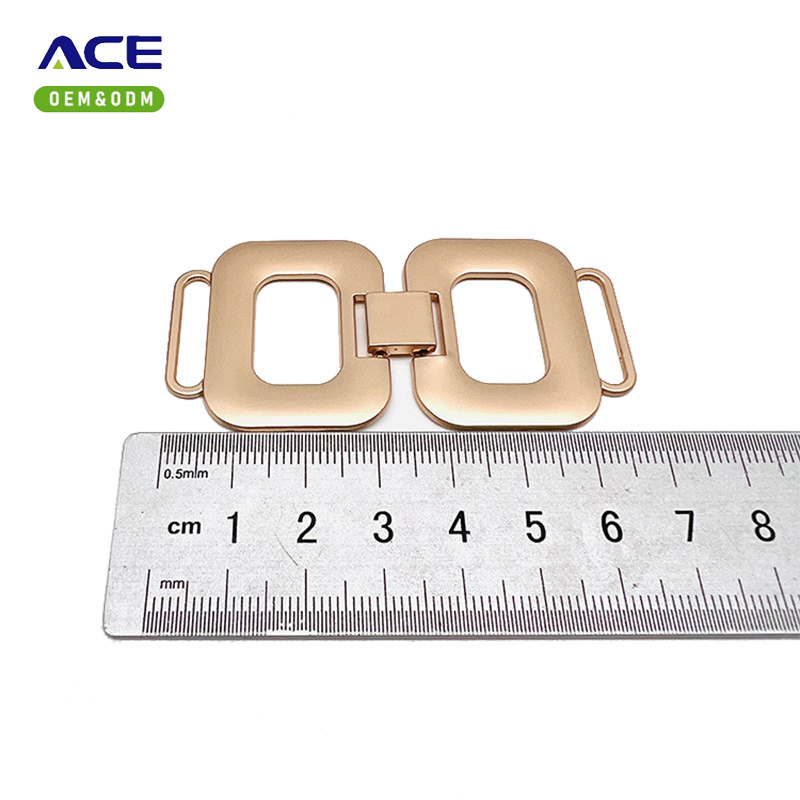 2023 Popular garment parts decoration for  man's women cloth bag shoes belt buckle gold silver metal buckle