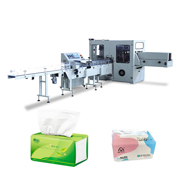 Rotary Type Automatic Soft Face Pop Up Facial Tissue Paper Packing Packaging Machine