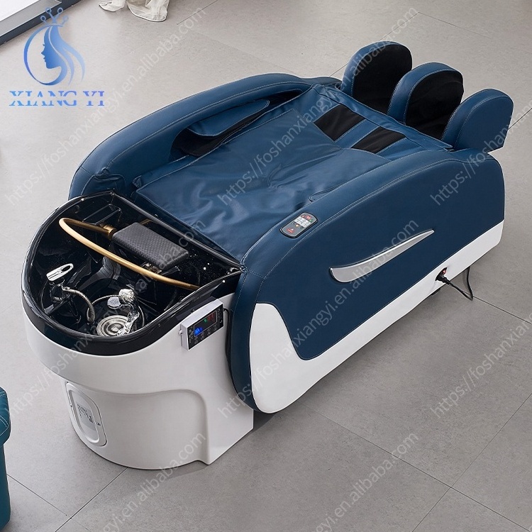 New arrival salon Equipment Water Recycling electric massager hair wash bed head spa Shampoo Bed