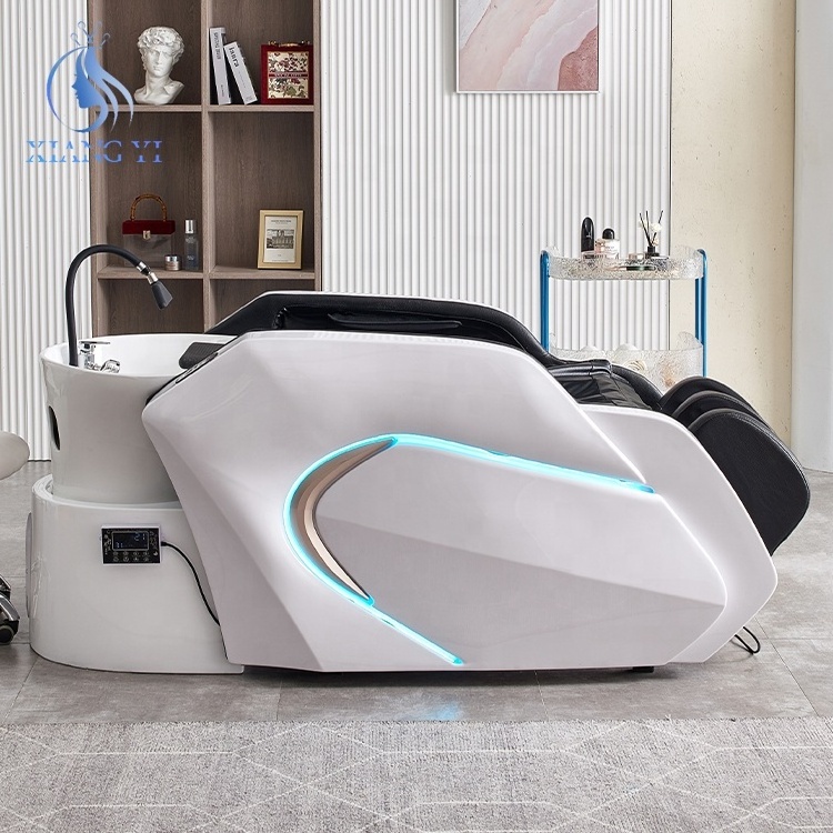 Beauty hair salon furniture  head spa electric Massage table shampoo bed