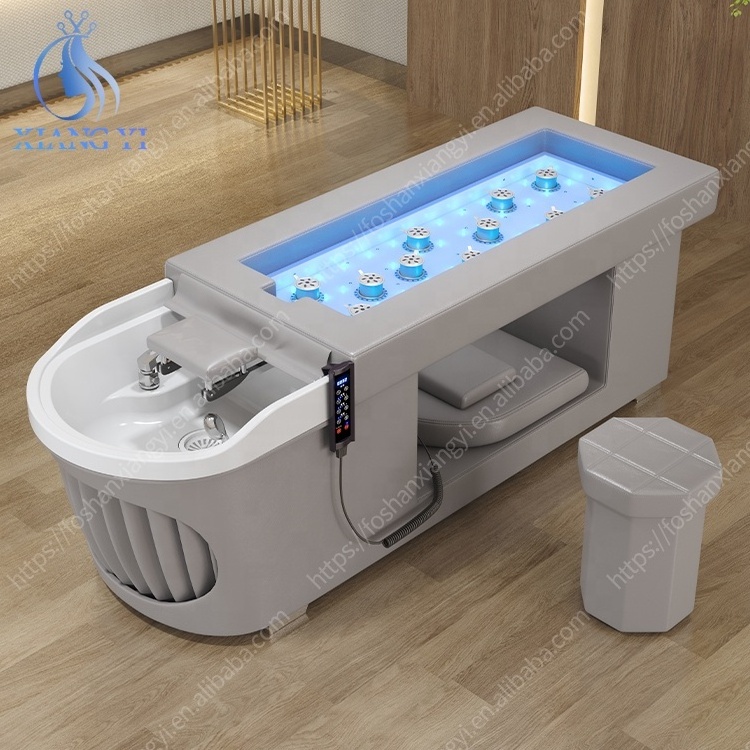 Electric 3D Body Massage Shampoo Bed and Massage Shampoo Chair for Hairdressing