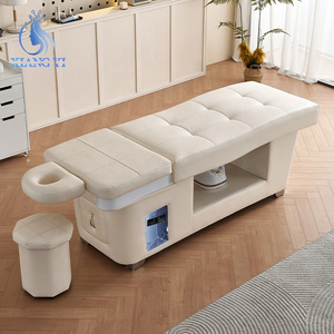 white color Luxury Shampoo bed Salon Equipment massage table Hair Washing bed