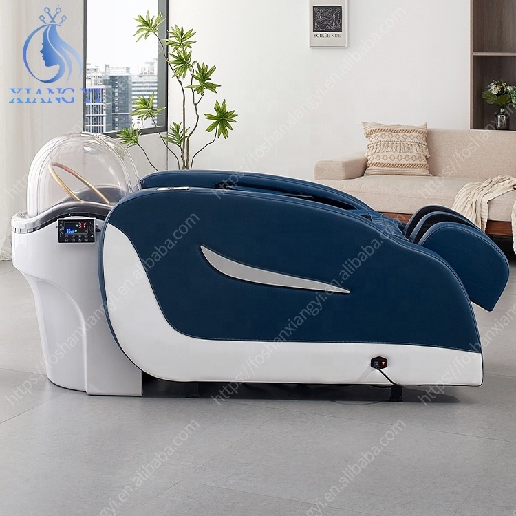 New arrival salon Equipment Water Recycling electric massager hair wash bed head spa Shampoo Bed