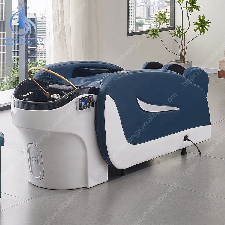 New arrival salon Equipment Water Recycling electric massager hair wash bed head spa Shampoo Bed