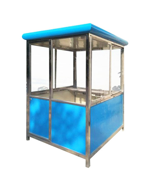 2024 USA Outdoor Prefabricated Security Easy Installed Kiosk Ticket Booth Portable Toilet Pizza Shop Smoking Booth