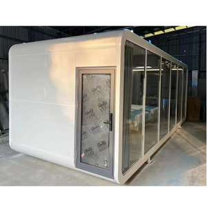 New Arrival Modern Prefab Villa Prefab Container Booth Apple Portable Cabin Space Capsule House