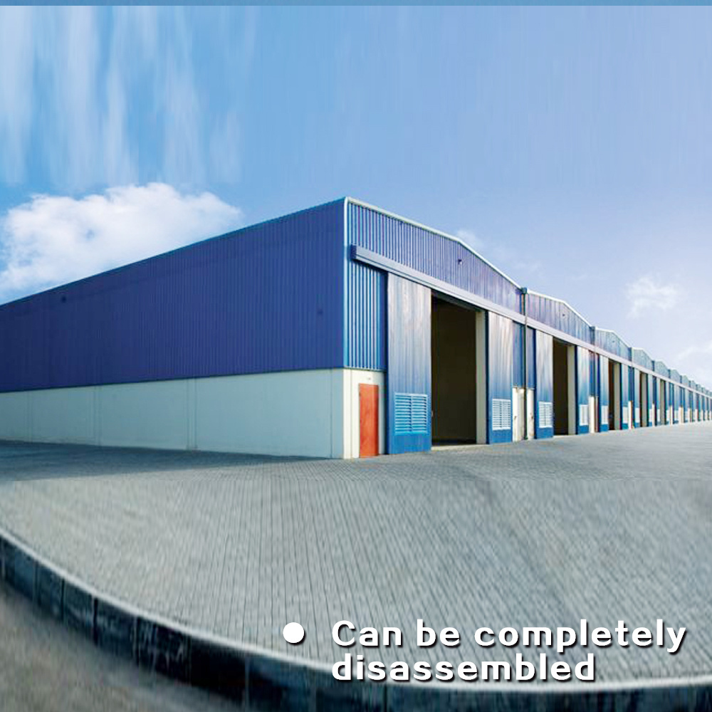 Secure and Safe New Design Steel Structure Framed Commercial Metal Industrial Construction Building Prefab Warehouse