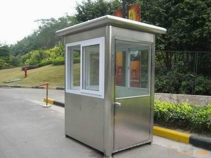 2024 USA Outdoor Prefabricated Security Easy Installed Kiosk Ticket Booth Portable Toilet Pizza Shop Smoking Booth