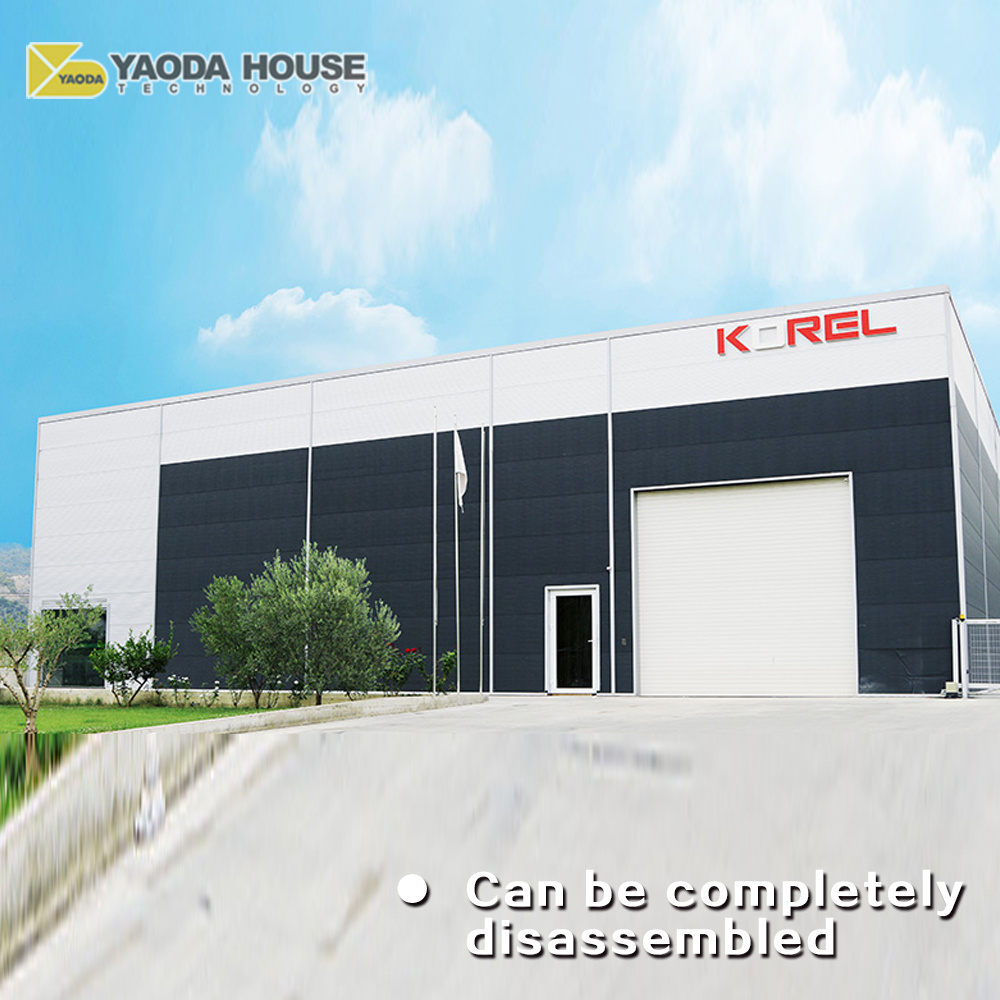 Secure and Safe New Design Steel Structure Framed Commercial Metal Industrial Construction Building Prefab Warehouse