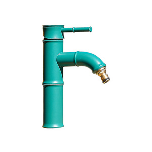 All copper antique bamboo faucet