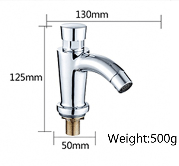 Auto Stop Full Brass Water Saving Self Closing Tap Time Delay Faucet For Basin Temporizadoo  LavabBasin  Faucet