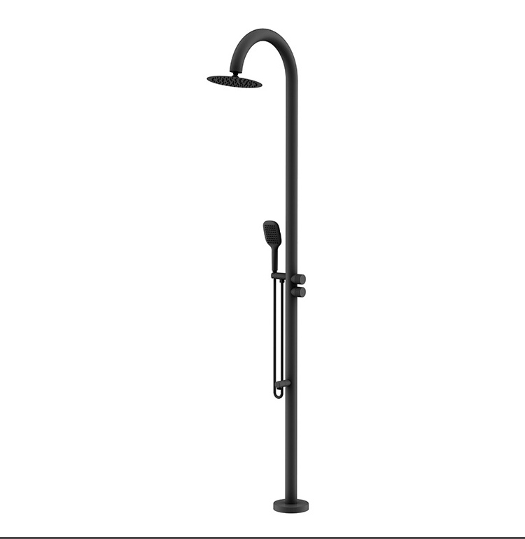 Stainless Steel 304 Brushed Outdoor Shower Garden Pool Column Shower