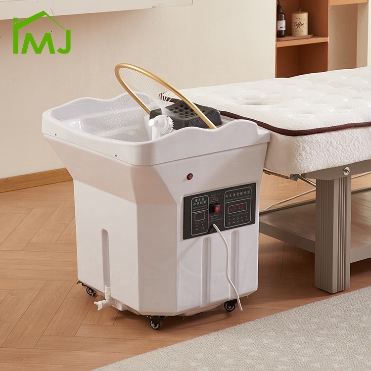 Salon head spa equipment mobile hair washing Portable massage shampoo bed basin